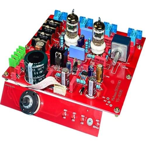 5670 Vacuum Tube Preamp Amplifier Board Stereo HiFi Tube Preamplifier Base On Matisse Preamp Circuit ALPS27 Potentiometer