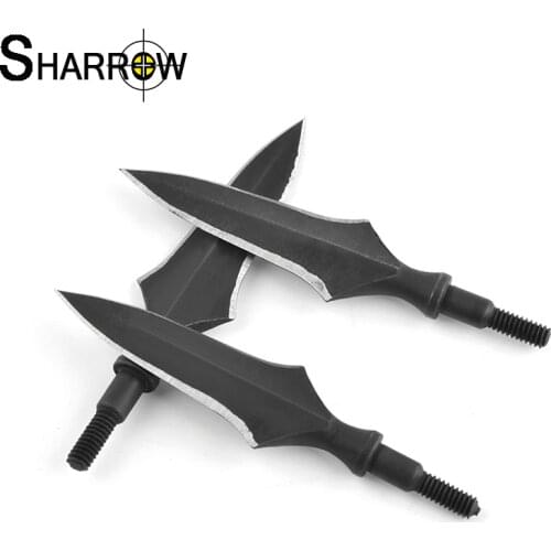 6pcs Archery Arrowhead Broadheads Iron Arrow Points Hunting Target Arrow Head For Bow And Crossbow Outdoor Shooting Accessories