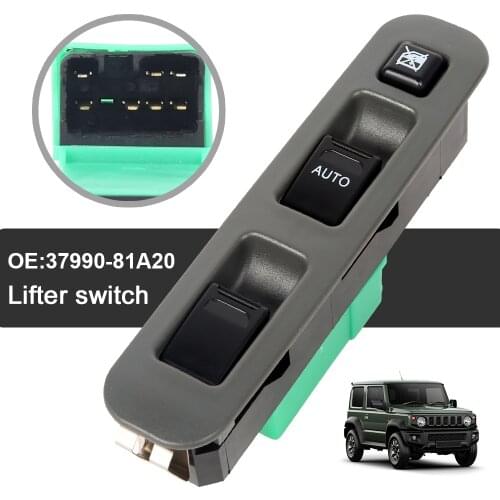 Car Electric Power Window Lifter Master Control Switch for Suzuki Jimny 1998-2015 37990-81A20 Car Accessories