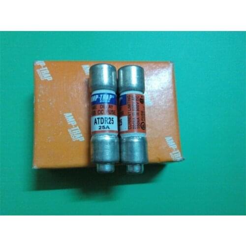 Free shipping 5pcs ATDR 25 AMP-TRAP 10X38 ceramic delay Farey fuse / fuse 25A Mersen