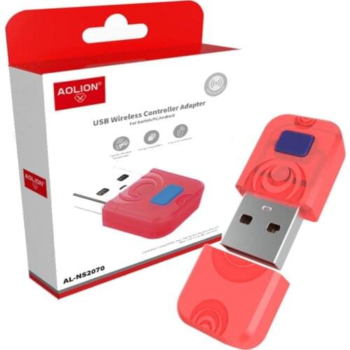 For NS Switch/Switch Lite/Switch OLED/PC Steam USB Wireless Bluetooth-compaitible Adapter For PS5 PS4 XBOX One S/X Controllers