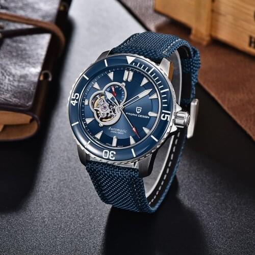Top Brand PAGANI DESIGN Mens Tourbillon Mechanical Watch Luxury Sapphire Glass NH39 Movement Automatic 200M Waterproof Watches