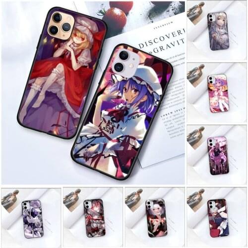Zororong Anime Touhou Scarlet Eyes Phone Case For iPhone 12 Mini 11 Pro XS Max X XR 7 8 Plus