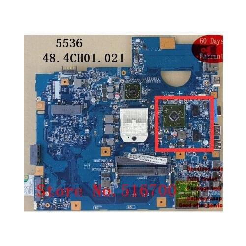 Good Quality 48.4CH01.021 For Acer 5536 5536G Laptop Motherboard 08252-2 JV50-PU MB 100% fully tested