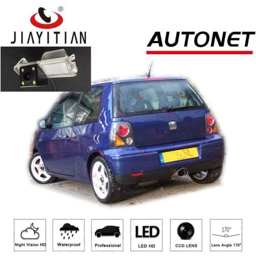 JIAYITIAN rear view camera for SEAT Arosa for Volkswagen Lupo 1998~2004 CCD backup camera License Plate camera Reverse Camera