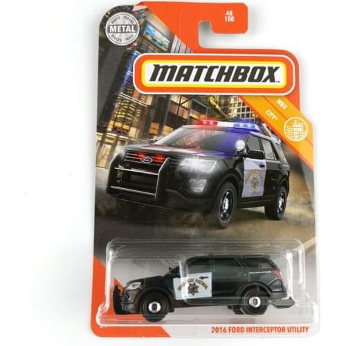 2016 FORD INTERCEPTOR UTILITY Matchbox Cars 1/64 Metal Diecast Collection Alloy Model Car Toys
