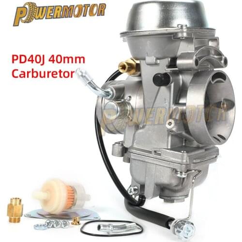 Motorcycle 40mm PD40J Carburetor 4 Stroke Carb For POLARIS SCRAMBLER 500 4X4 Universal 400cc to 600cc Racing Motor ATV