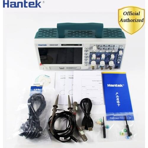 Hantek DSO5102P Digital Storage Oscilloscope 100mhz 2channels 1GSa/s Record Length 40K USB Osciloscopio Handheld Oscilloscopes