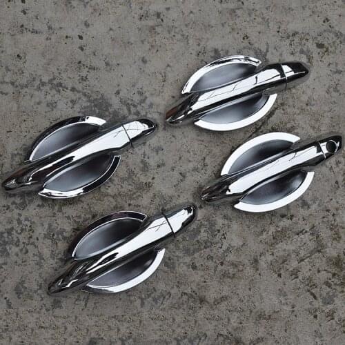 ABS plating Door Handle Bowl Door handle Protective covering Cover Trim for 2013-2016 JAC Refine S5 Car styling