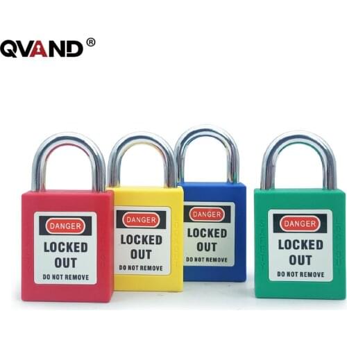 QVAND 25mm Safety Padlocks,Industrial Security Padlock Short Beam LOTO