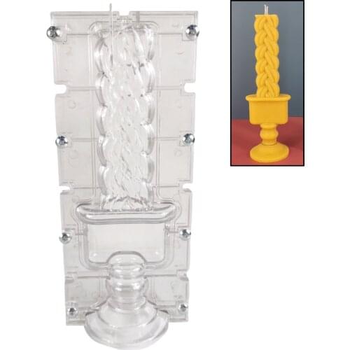 Nordic Style Candle Mold Handmade Homemade DIY Candle Accessory DIY Candlestick Molds Festival Decoration Ornaments