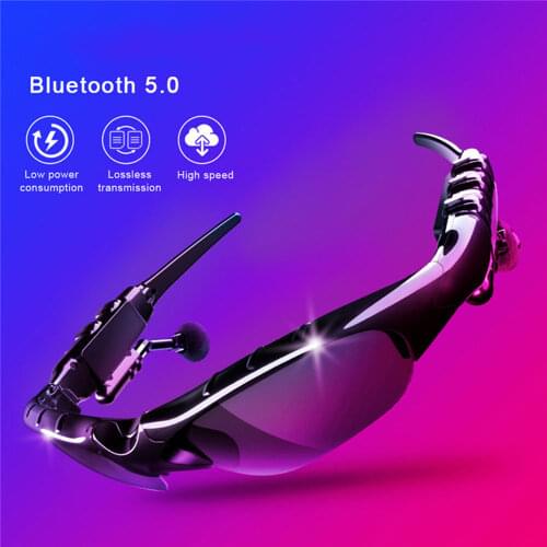 Cycling Sunglasses Riding Bluetooth Earphone Smart Glasses Outdoor Sport Wireless Bike Sun Glasses Headphone with Mic