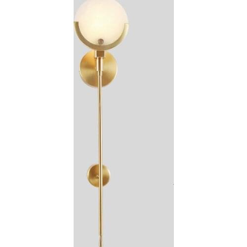 Modern abajur wall lamp crystal living room bedside bedroom home deco lampara pared