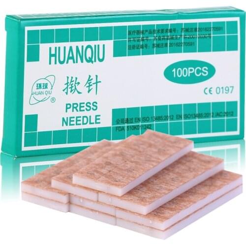 Sterile huanqiu ear acupuncture needle press needle auricular acupuncture needles 0.25*1.3mm/0.22*1.5mm of press needle