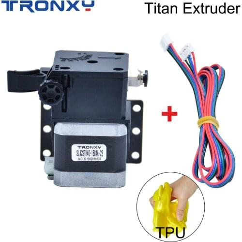 Tronxy Titan Extruder for desktop FDM 3D printer reprap E3D V6 J-head bowden 1.75mm Filament Feeder Bracket 3D Printer Parts TPU