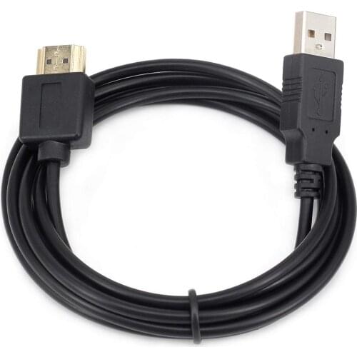 Laptop USB Power Cable to HDMI-compatialble Male to Male Charger Charging Cable Splitter Adapter for Smart Device