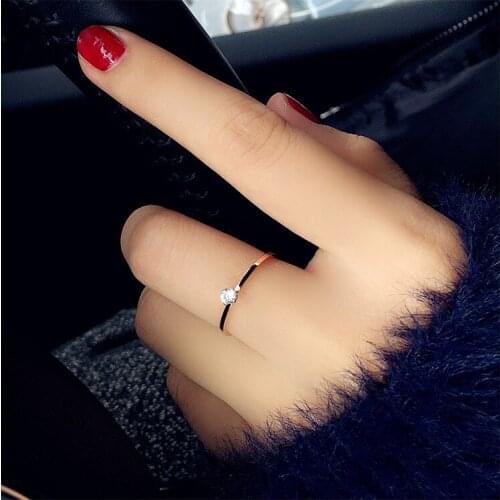 Wukaka Rings With Crystals