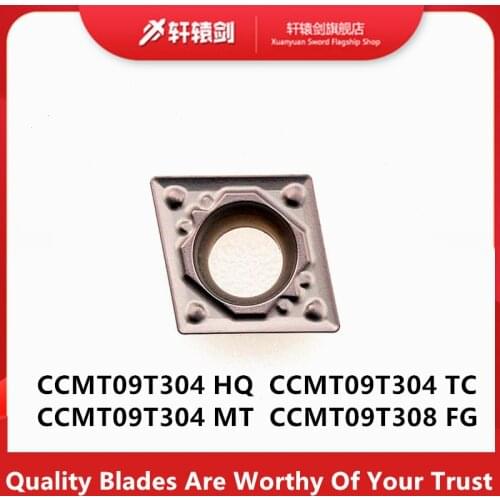 10 pcs CCMT09T304 HQ LF90 CCMT09T304 TC LF90 CCMT09T304 MT LF90 CCMT09T308 FG LF90 Lathe cutting tool Carbide turning inserts In