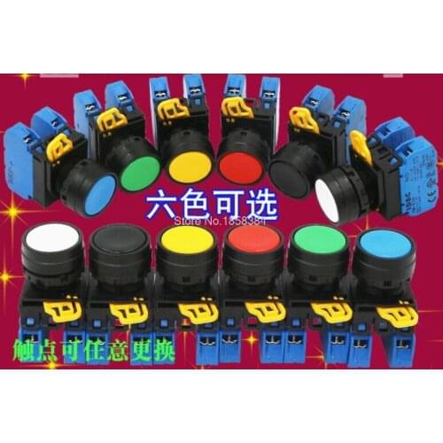 10PCS/LOT IDEC illuminated pushbutton 22mm self-resetting YW1L-MF2E10Q4 * Full protective cover DC24V LED 1NO