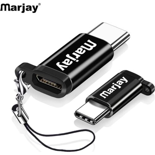 Marjay USB Type C OTG Adapter USB C Male to Micro USB OTG Cable Converter For Samsung S9 S10 Plus Xiaomi Huawei USB-C OTG