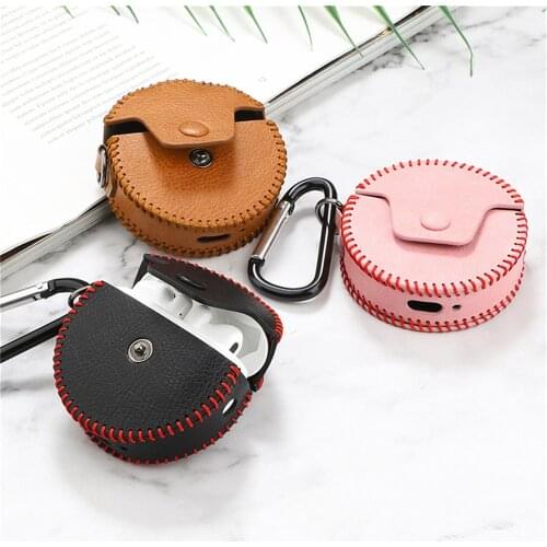 Leather Earphone Case Cover for Huawei Freebuds 3 Headset Wireless Fast Charging Protetive Sleeve Anti-drop Storage Case
