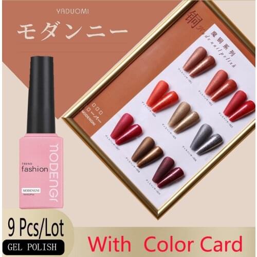 15ml Nail Gel Polish High Quality Nail Art Salon Tips 9 Hot Sale Color Soak off Organic UV LED Nail Gel Varnish Nail Art Tools