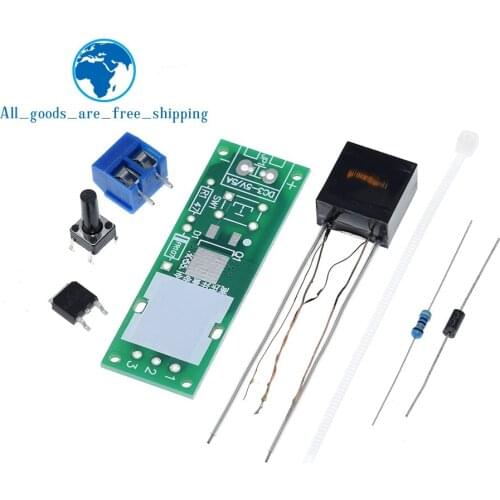 HV-1 High Voltage Generator Arc Ignition DIY Kit Arc Generator Arc Cigarette Igniter Kit DIY High Voltage Module DC 3-5V Lighter
