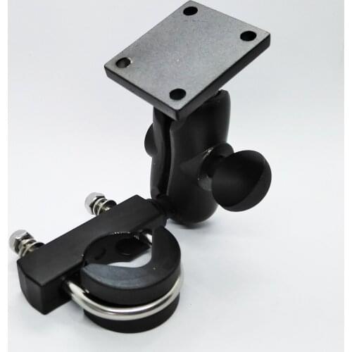 Aluminum Alloy Motorcycle Handlebar Mount with Standard AMPS Hole Pattern for Garmin Zumo,TomTom Rider GPS Navigator