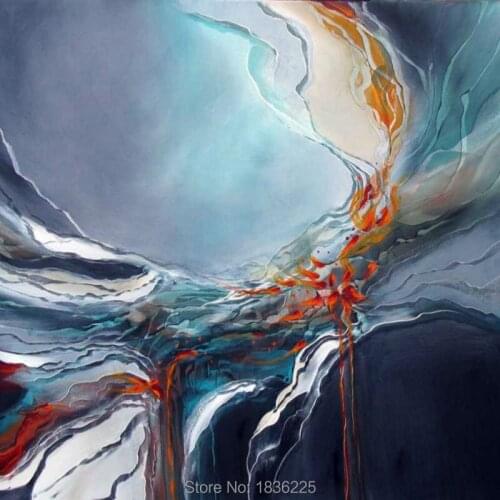 Interior decoration wall stickers Beautiful landscapes abstract paintings art oil painting on canvas for sale home decor