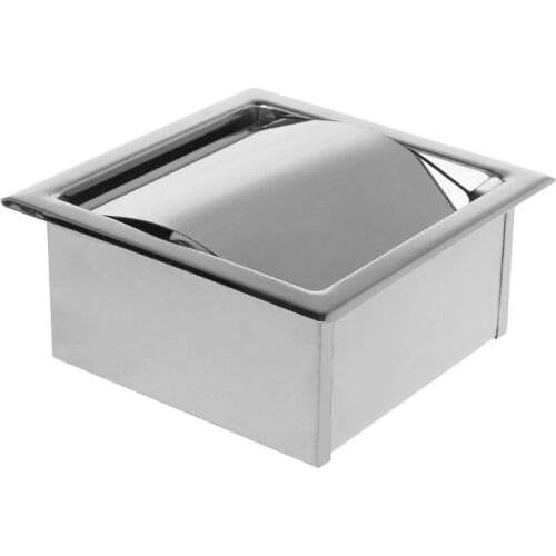 Stainless Steel Bathroom Toilet Paper Holder Wall Mounted Roll Tissue Rack