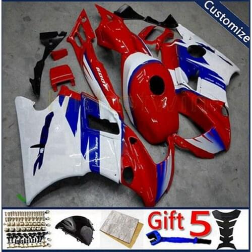 Motorcycle fairing For CBR600F2 1991 1992 1993 1994 CBR 600F2 ABS Plastic Bodywork Set red white blue