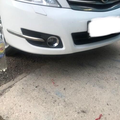 Front Fog Light Cover Trim For Nissan Teana 2008 2009 2010 ABS Chrome Foglamp Car Styling Auto Exterior Decoration Accessories