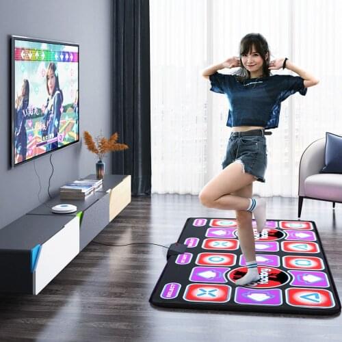Wired Dance Gaming Mat Dancing Step Anti-Slip Gaming Mat Pad Dancer Blanket Running Yoga Game Mat for TV PC Laptop