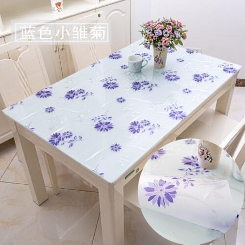 Rectangular Table Cloth Protect the Desktop Easy to Clean for Kitchen PVC Tablecloth Waterproof Table Cover free shipping