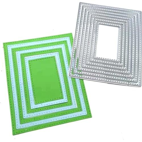 Julyarts Rectangular Background New Cut Die for 2021 Scrapbooking Material For DIY Scrapbooking Album Embossing Paper Cards