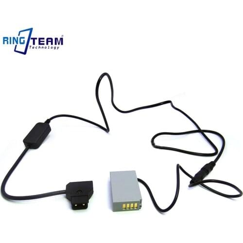 PTAP DTAP P-Tap D-Tap Power Cable + EP5F EP-5F DC coupler / EN-EL24 dummy battery for Nikon 1 J5 1-J5 1J5 Digital Cameras