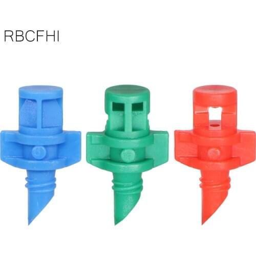 RBCFHl 50PCS Garden Sprinkler 90/180/360 Degree Refraction Nozzle Agriculture Irrigation Plant Spray Nozzle Mist