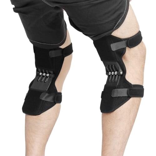 Joint Support Knee Pads Safety Protection Spring Force Knee Booster Leg Protector Breathable Power Lift Joint Knee Pads Rebound