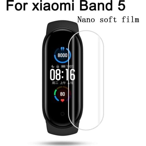 Screen Protector Nano soft Film For Xiaomi Band 5 practical Protector Full Cover Sport Soft Screen Protector For Xiaomi Miband 5