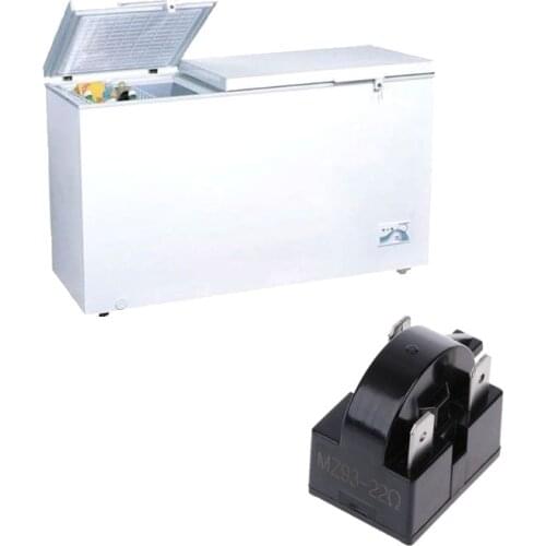 1PC Durable Refrigerator Parts 3 PIN Terminals 22 Ohm Refrigerator Compressor PTC Starter Relay Parts for Home Kitchen 220V