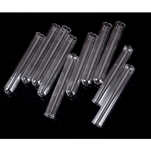 10pcs 100mm 4 Inch Long Thick Wall Test Tube Pyrex Glass Blowing Tubes