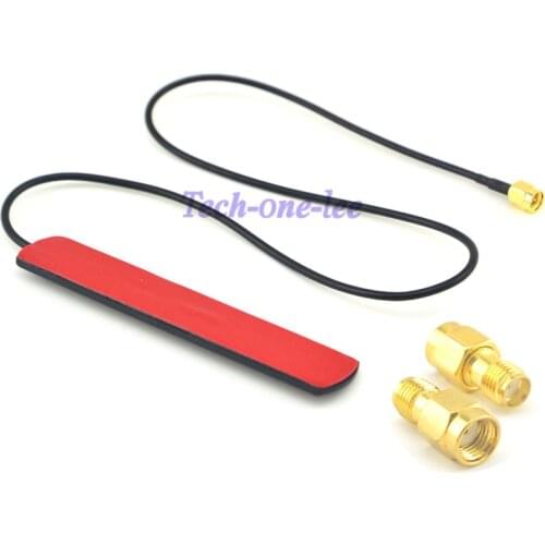 2dbi - 3dbi gsm GSM antenna 824-960Mhz 1710-1990Mhz 0.5M Aerial SMA male+RP SMA Male Plug to SMA Female Jack Connector Adapter