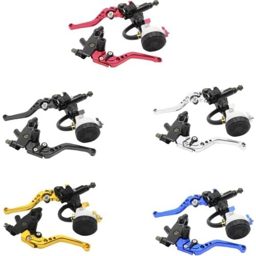 2Pack 7/8'' 22mm Hydraulic Brake Clutch Master Cylinder Lever Kit Set New