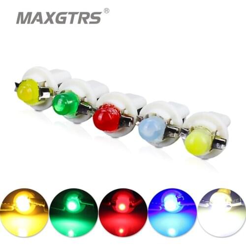 20x B8.5 D B 8.5D COB 1 SMD Wedge Base for Dashboards Indication Light Instrument Lights Interior Lamp Warning Lights Bulb