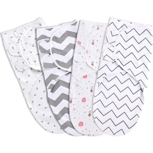 Newborn Accessories Infant Boys Girls Printed Different Styles Swaddle Blankets Baby Bedding Sleepbag