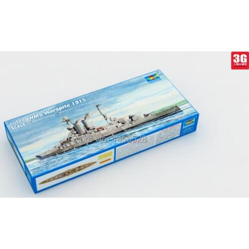 Freeshipping Assembly Model kits Modle building Trumpeter 05780 1/700 HMS Battleship Warspite 1915 scale