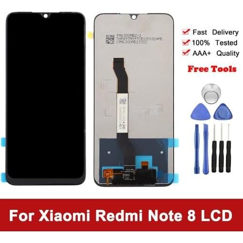 100% New Display For XIAOMI Redmi Note 8 LCD Display Touch Screen Replacement Digiziter For xiaomi Redmi Note8 note 8 Screen