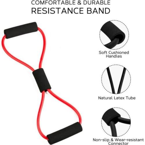8-style Fitness Yoga Rubber Endurance Rubber Band Fitness Stretch Belt Fitness Equipment Gym Fitness Extended Band