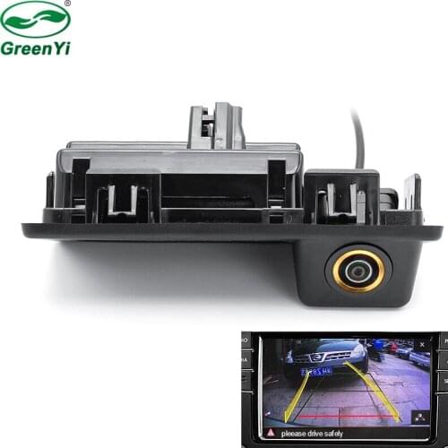 GreenYi Intelligent Trajectory Line RCD330 Vehicle Rear view Camera For Audi A3 A4 VW Touran Tiguan Tournamen MQB MIB Skoda Car