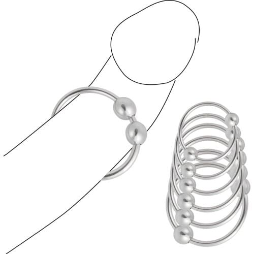 28/30/35/40mm Donut Metal Stainless Steel cock Rings Male Delay Ejaculation Penis erection enhancer Enlargement Sex Toy for man